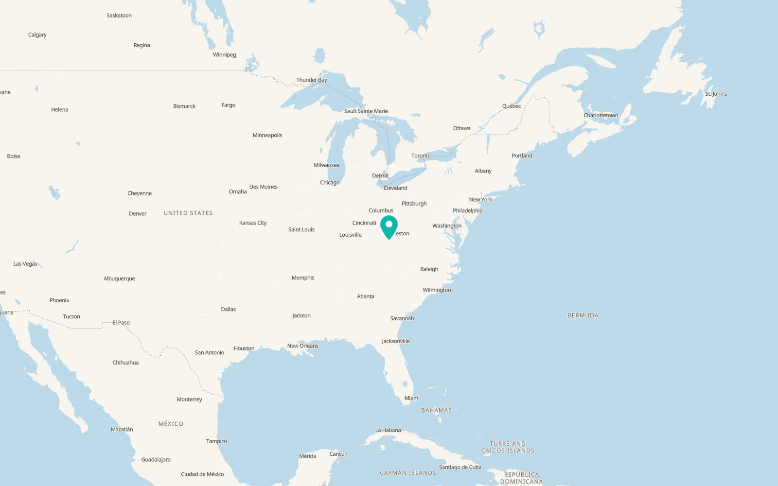 Map of Williamson