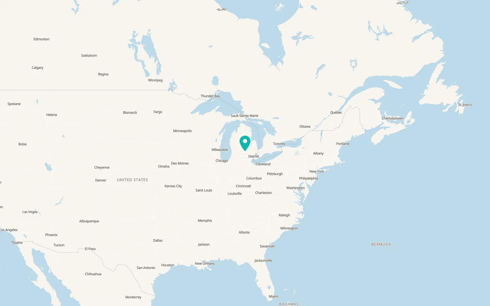 Map of Williamston