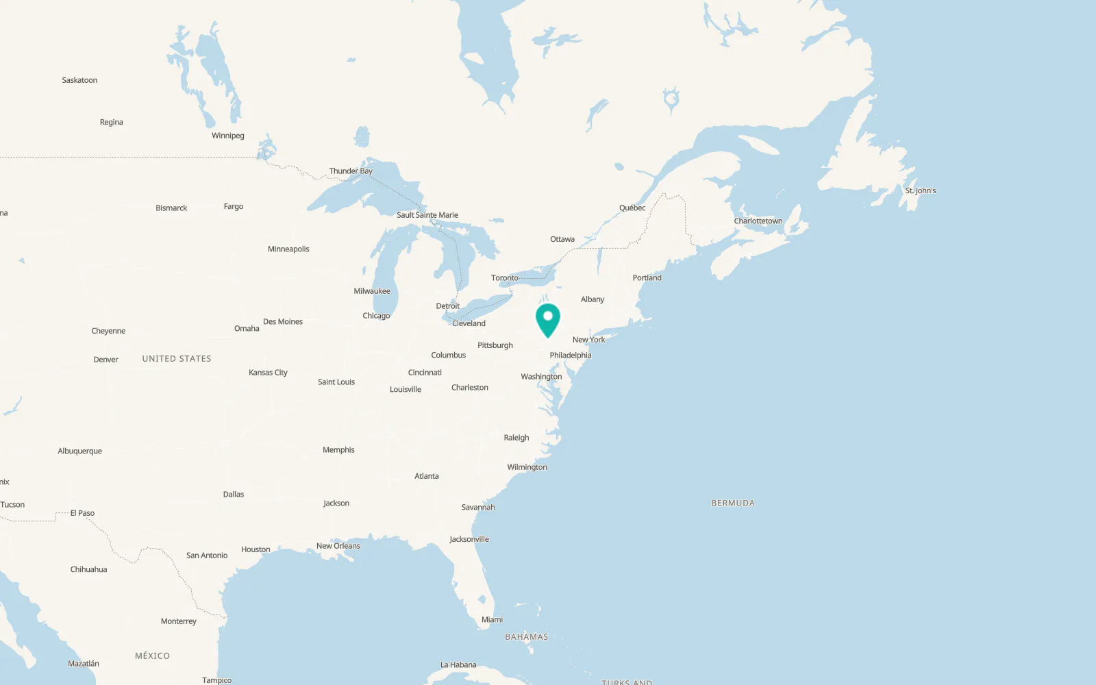 Map of Williamstown