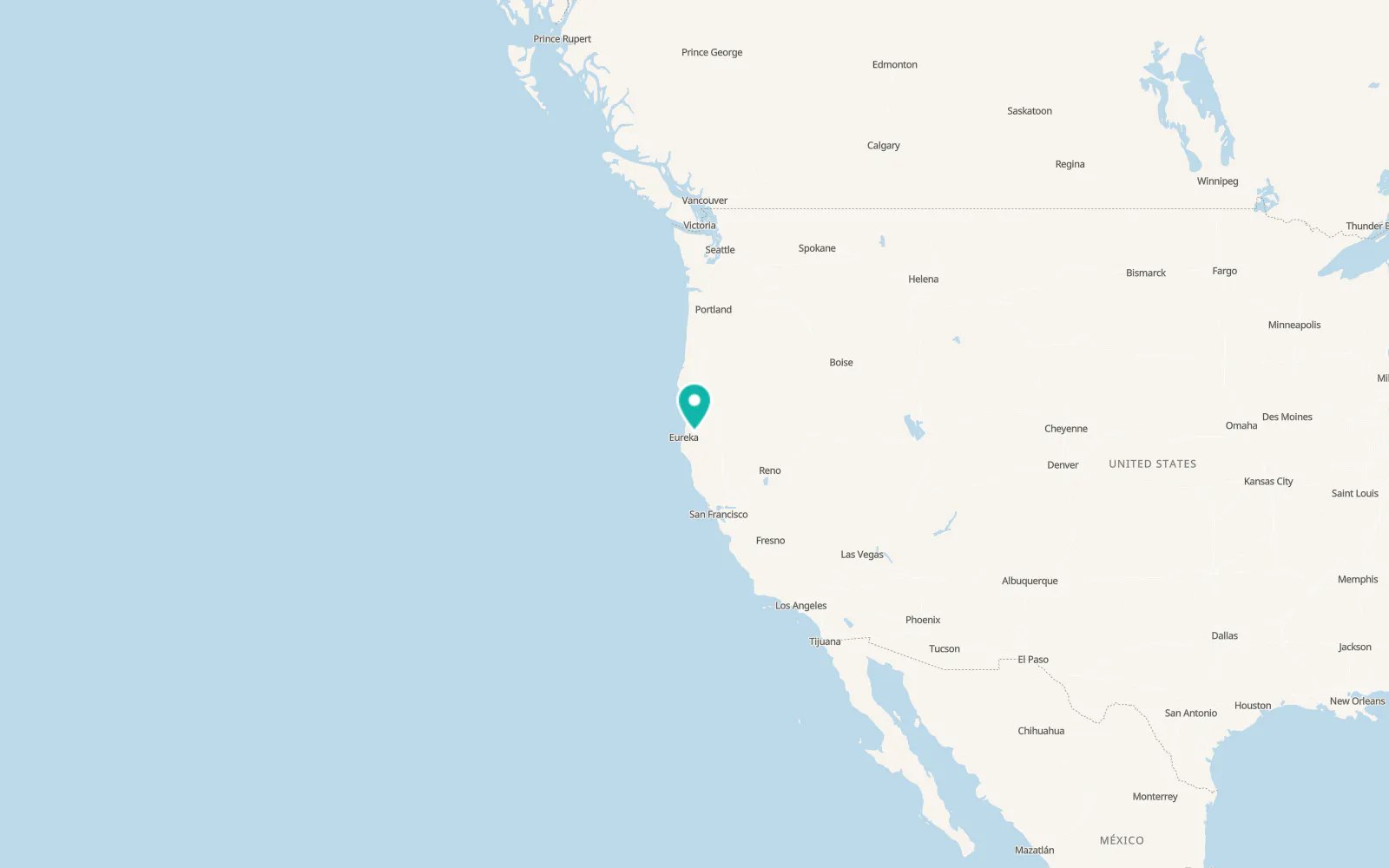Map of Willow Creek