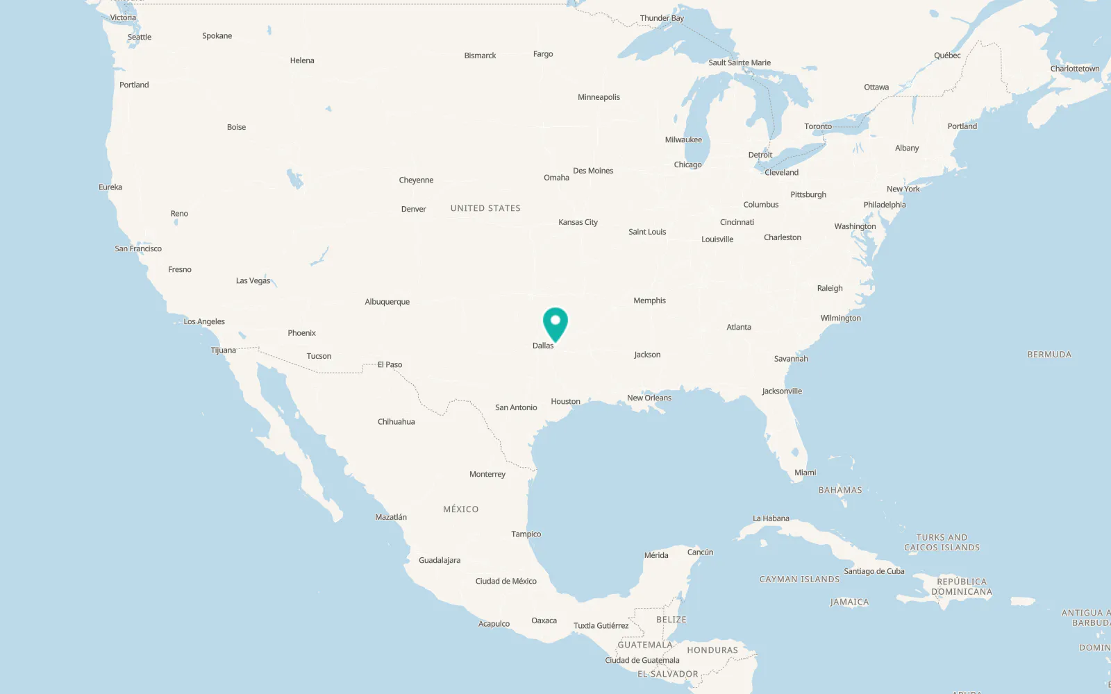 Map of Wills Point