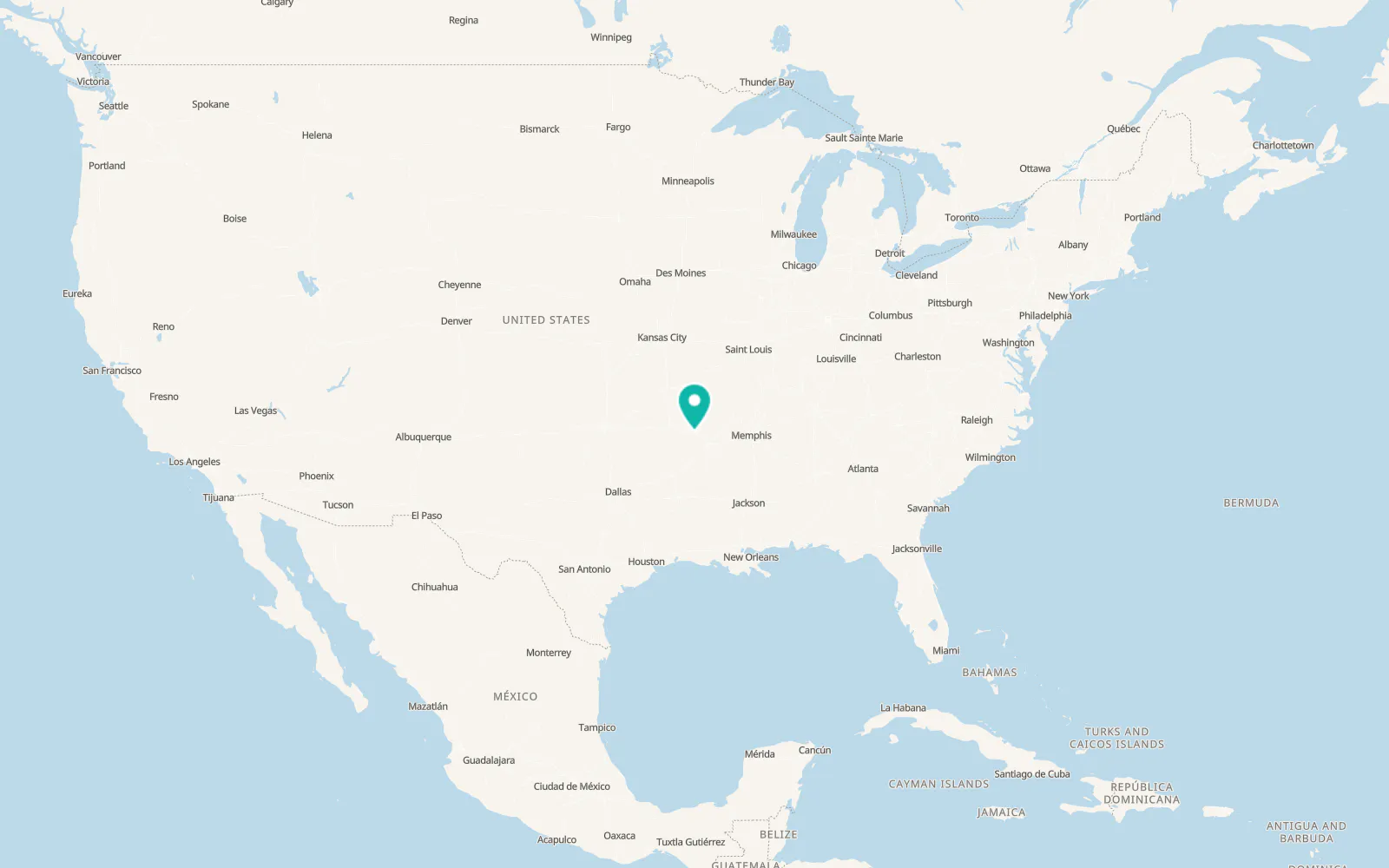 Map of Wilson