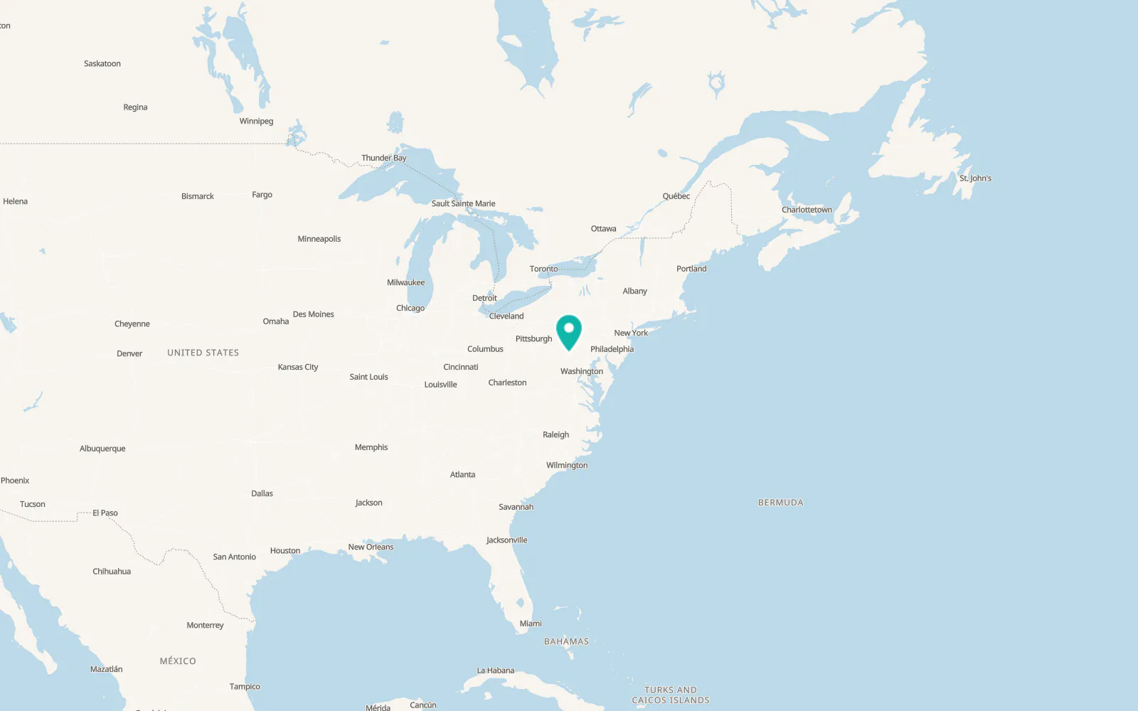 Map of Wilson-Conococheague