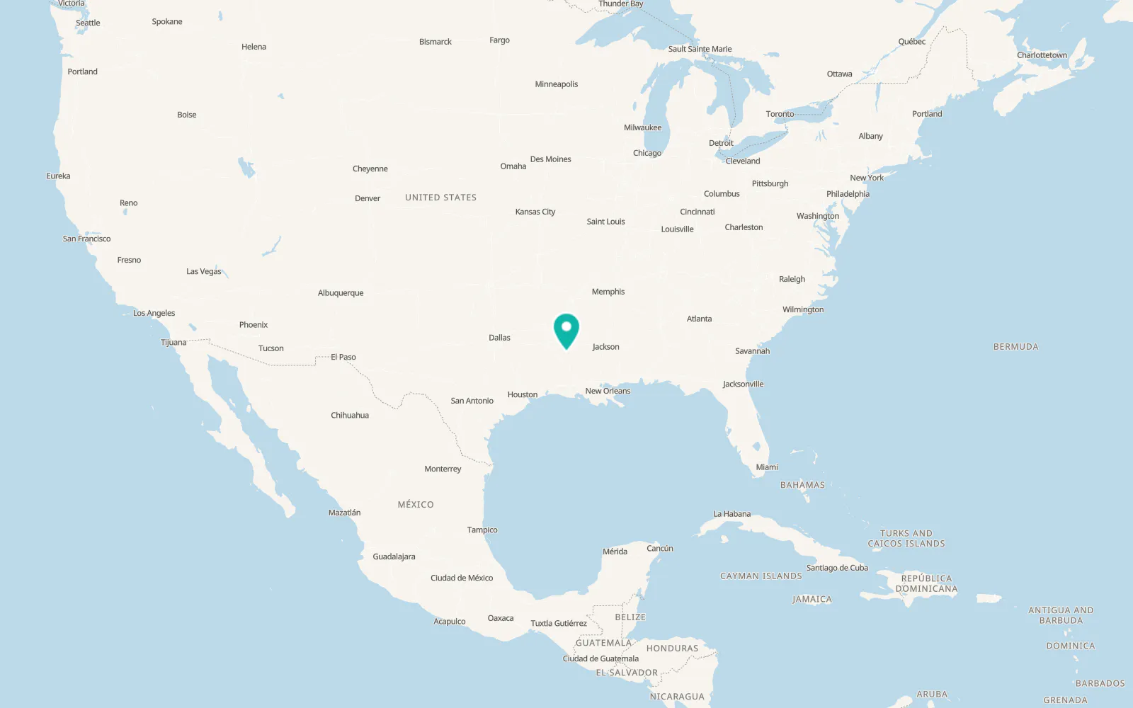 Map of Winnfield
