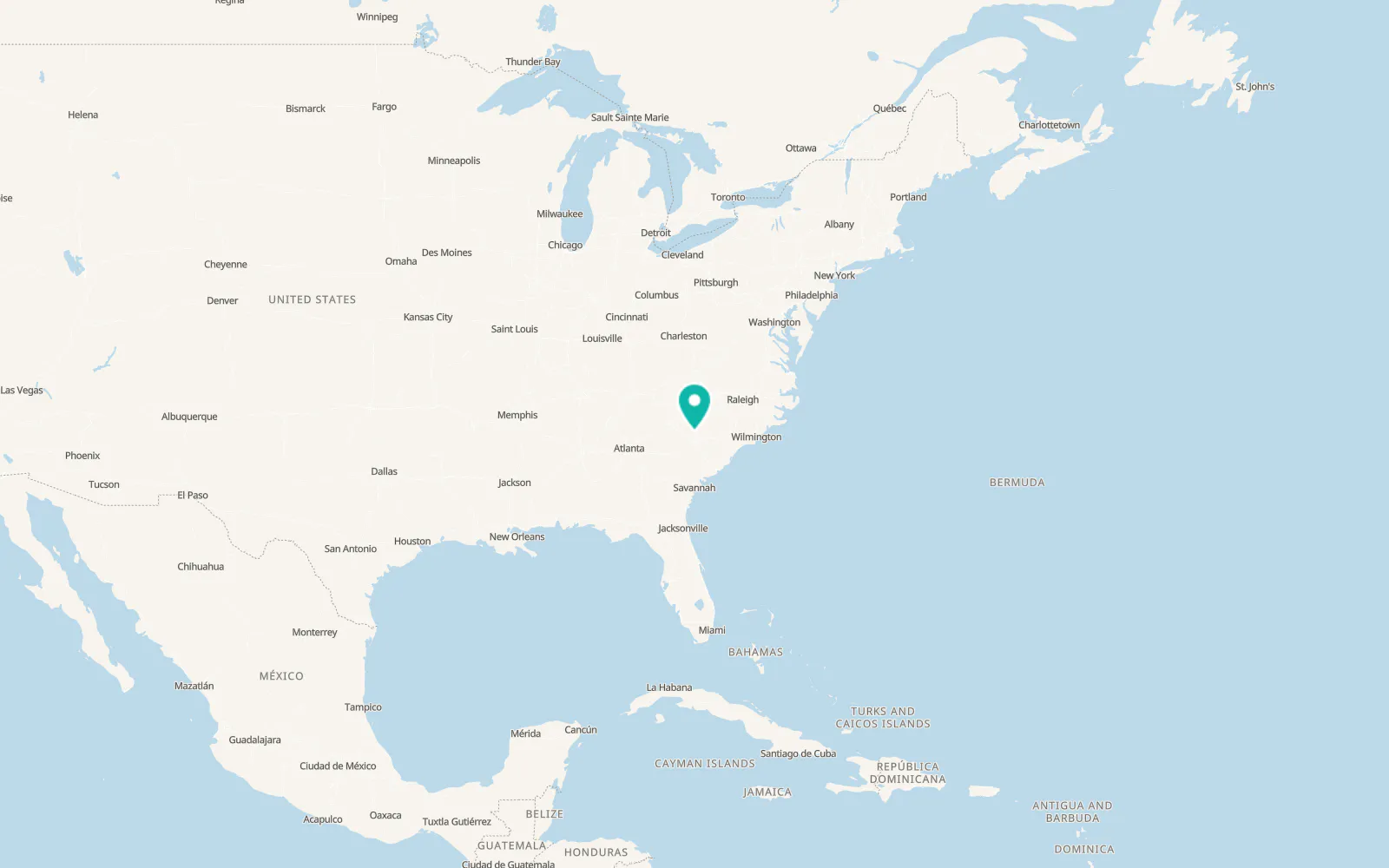 Map of Winnsboro Mills