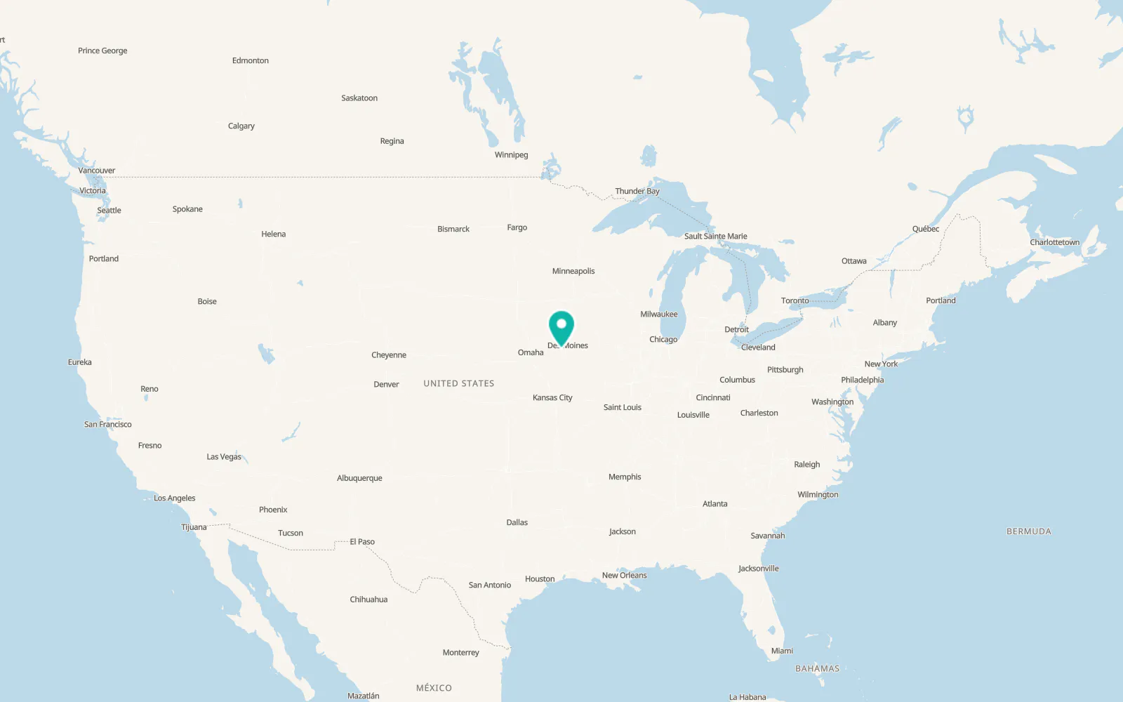 Map of Winterset