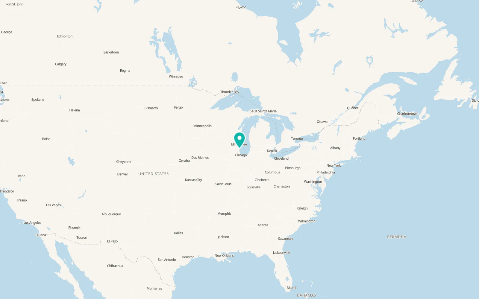 Map of Winthrop Harbor