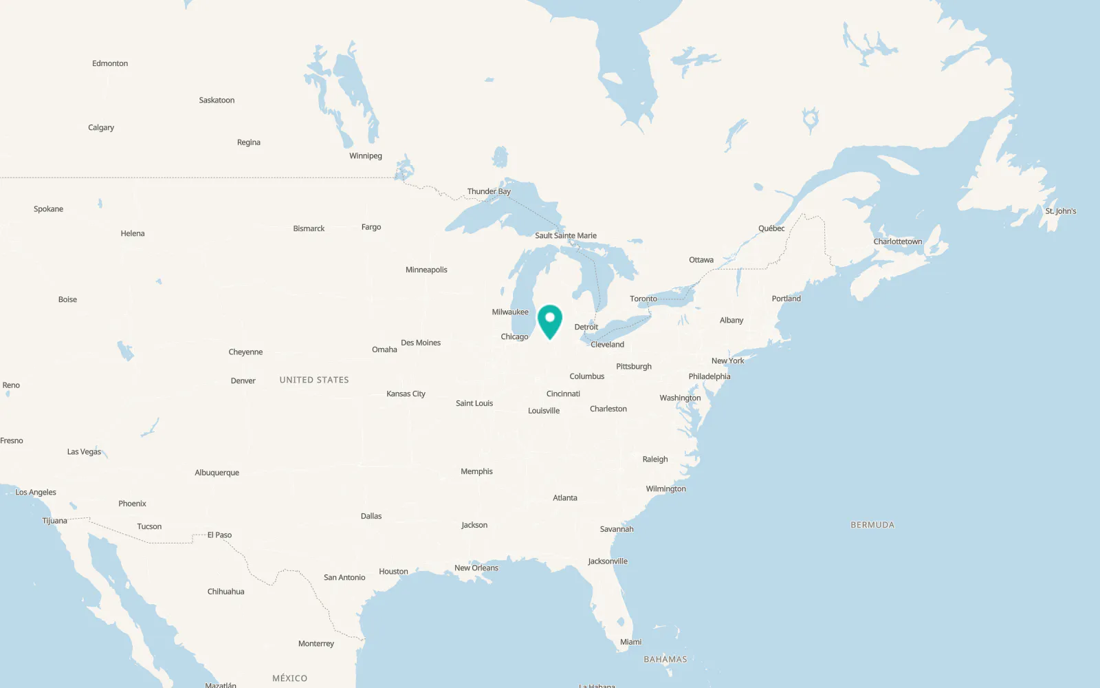 Map of Wolcottville