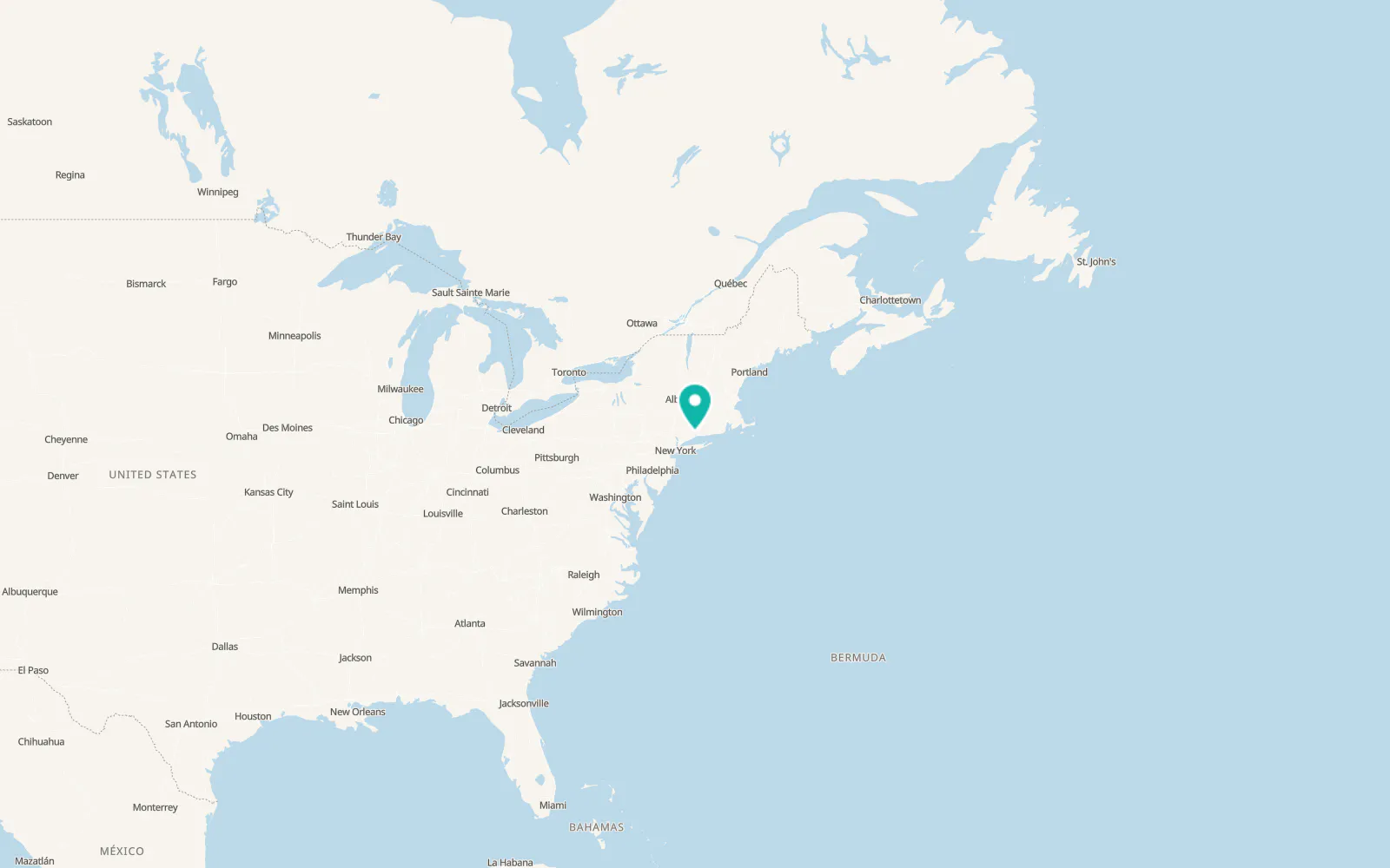 Map of Woodbridge