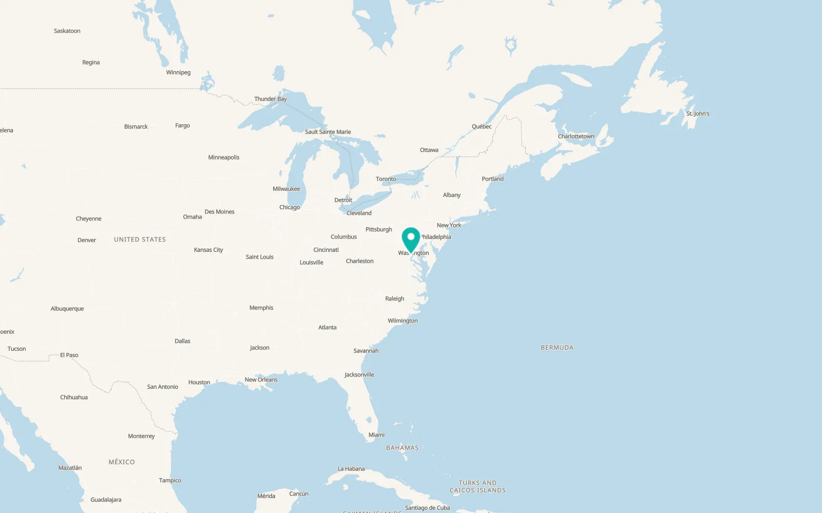 Map of Woodbridge