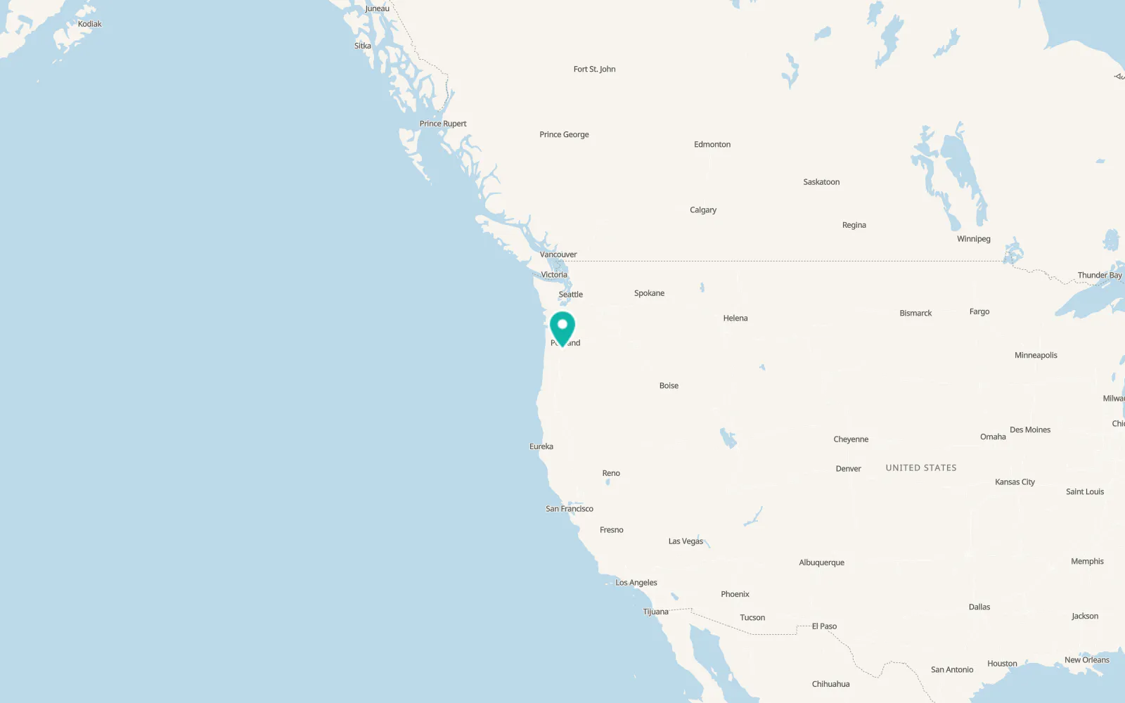 Map of Woodburn