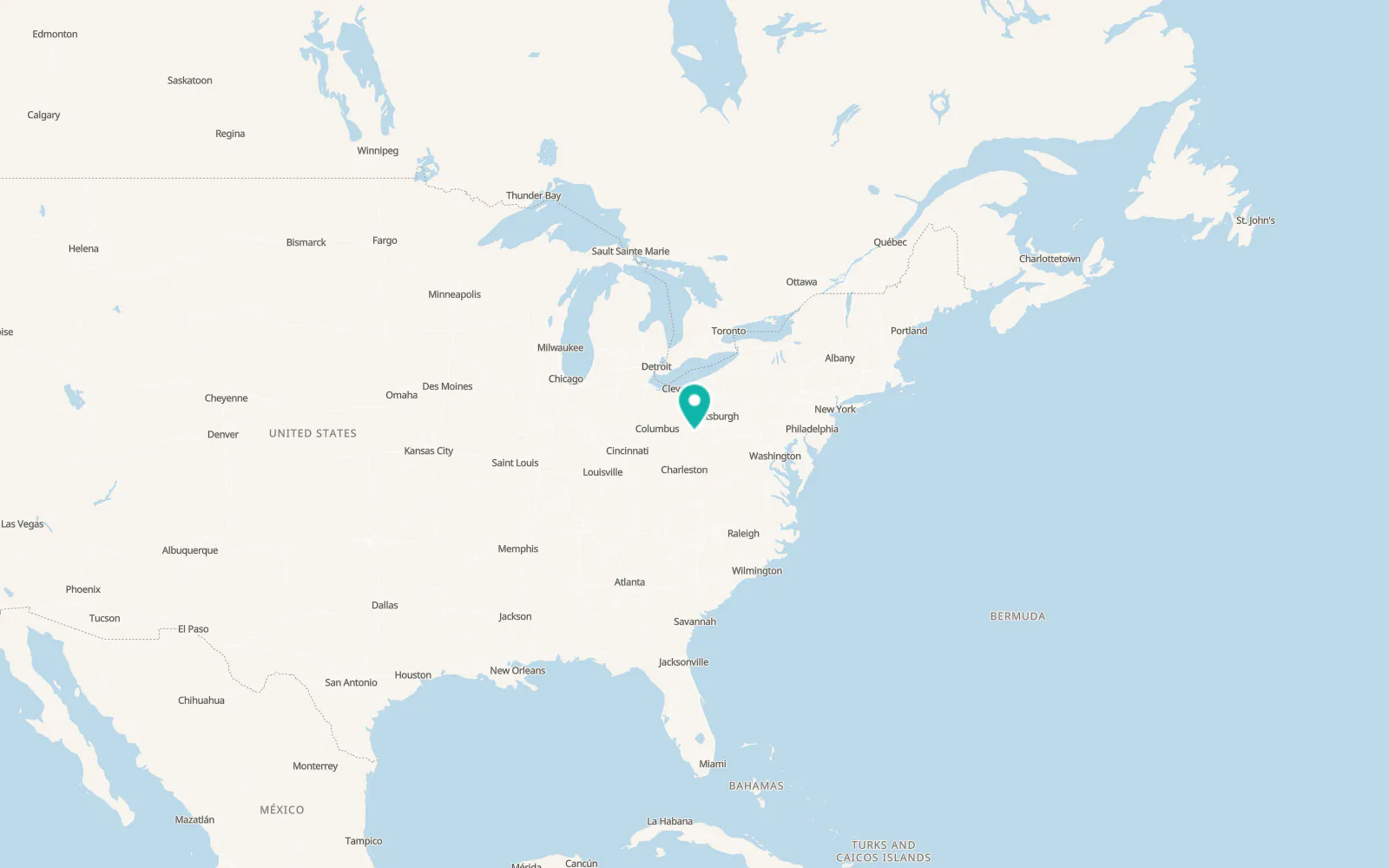 Map of Woodsfield