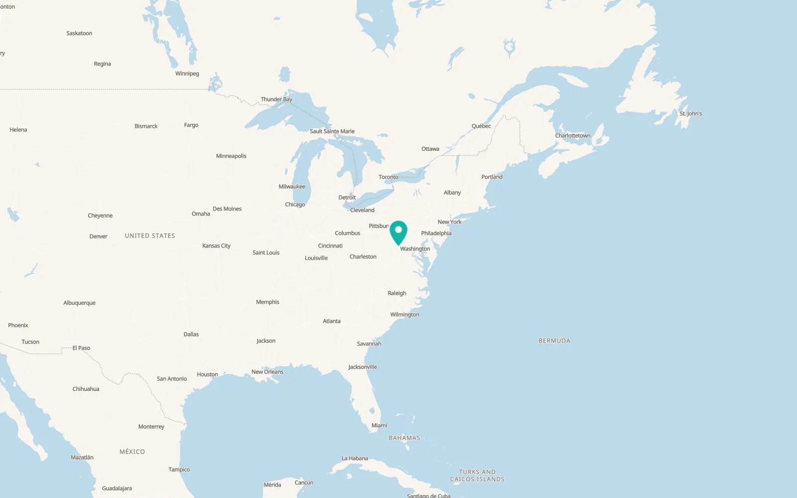 Map of Woodstock