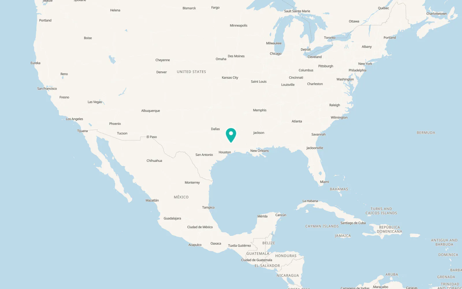 Map of Woodville