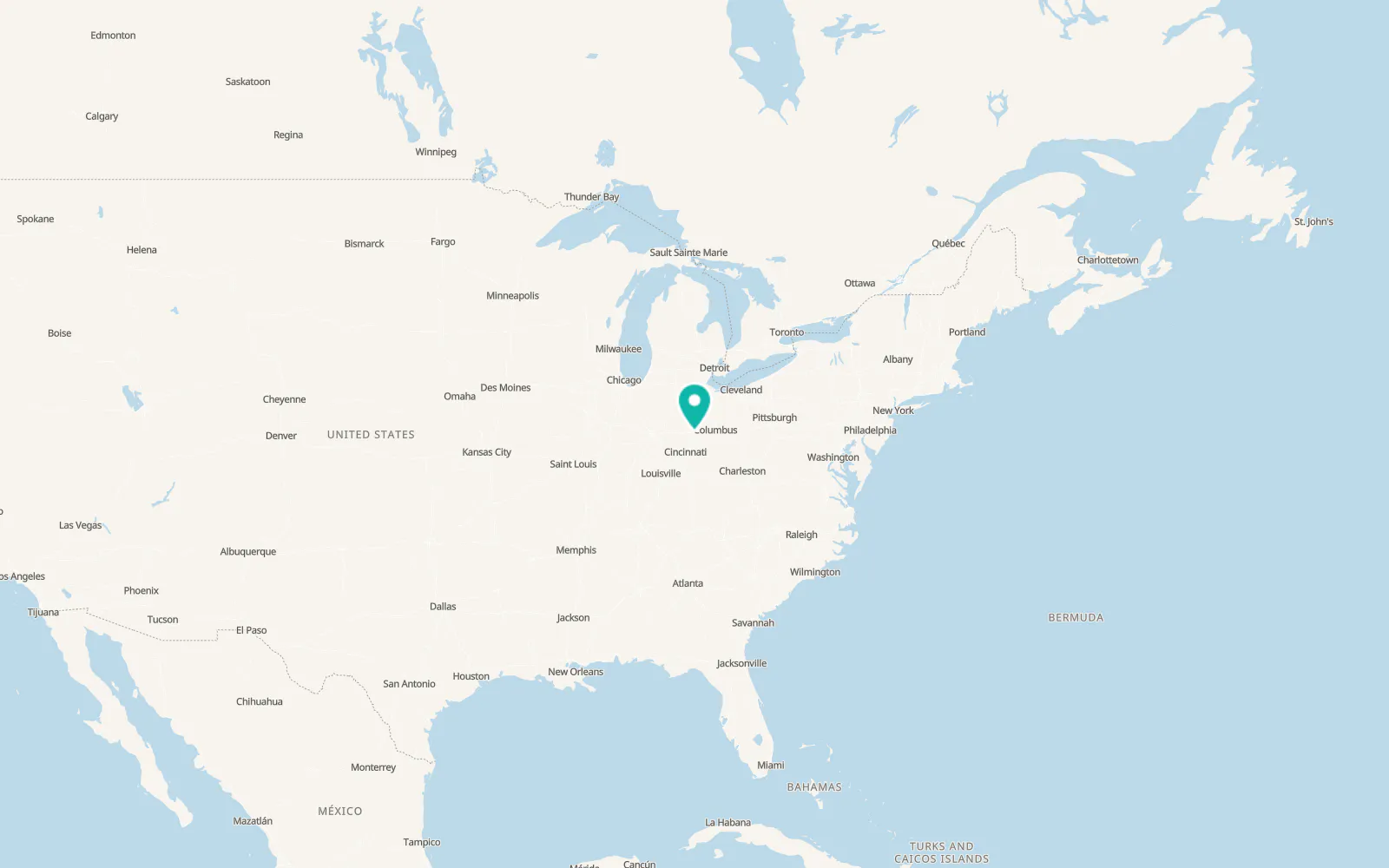 Map of Wright-Patterson AFB