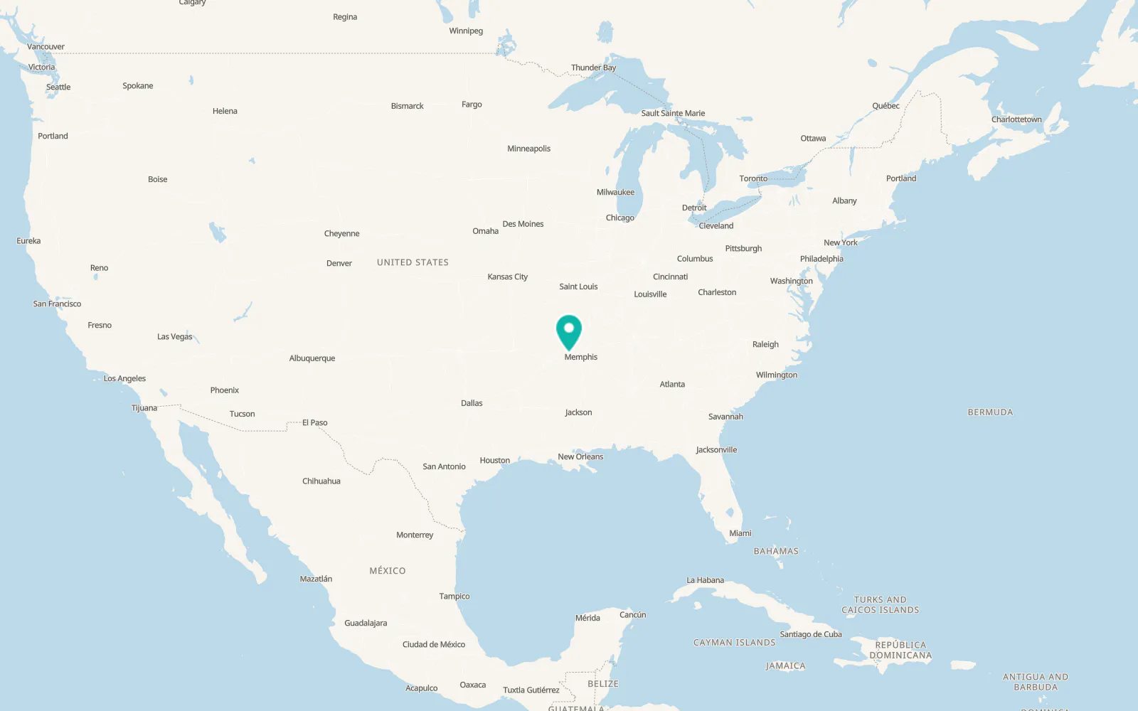Map of Wynne