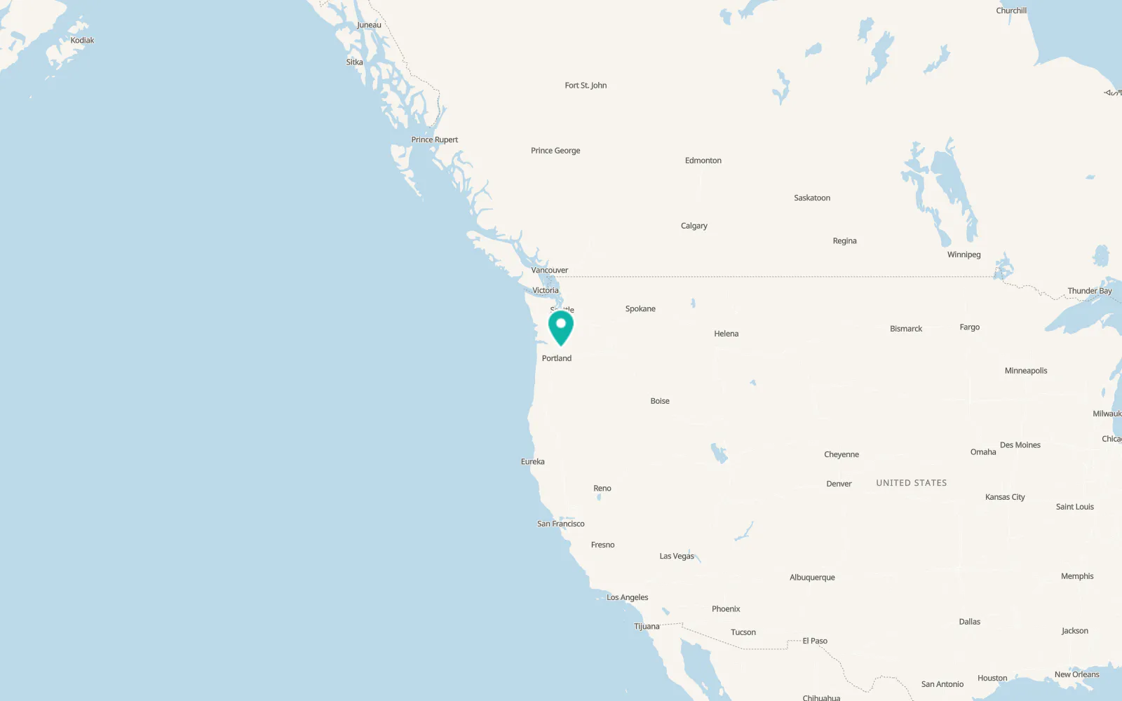 Map of Yacolt