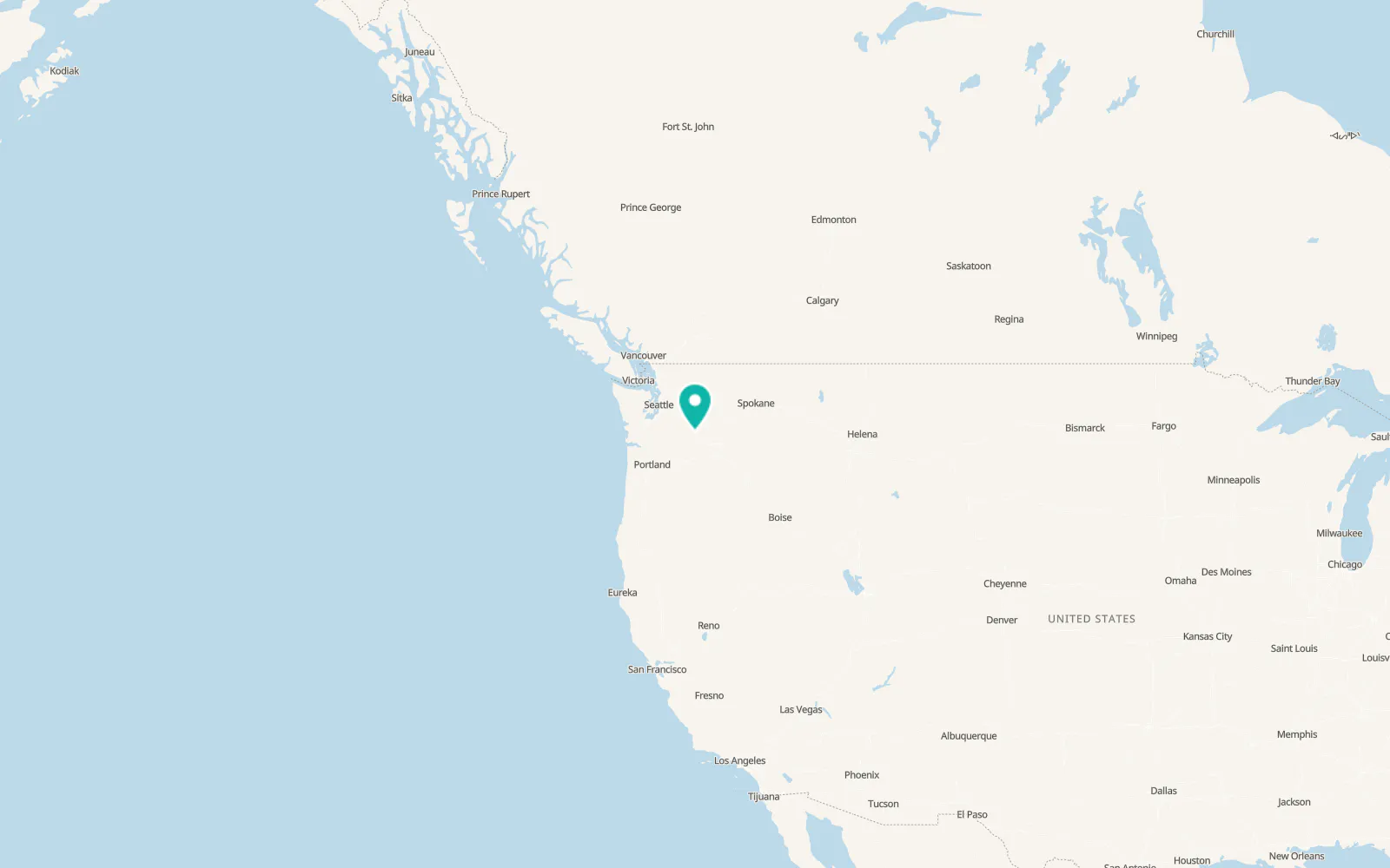Map of Yakima