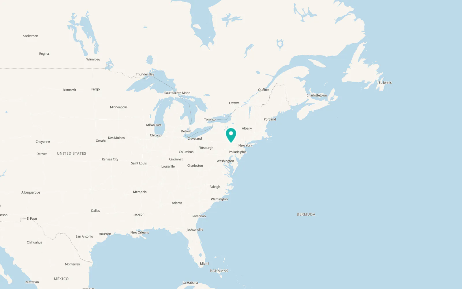 Map of Yatesville