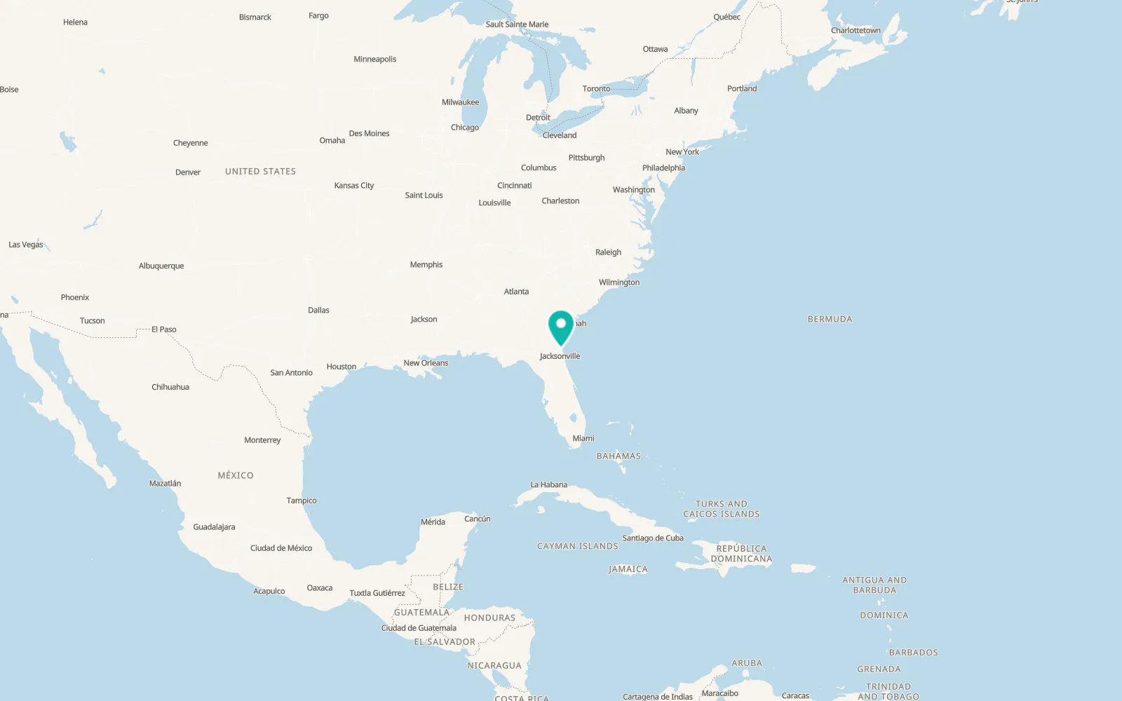Map of Yulee