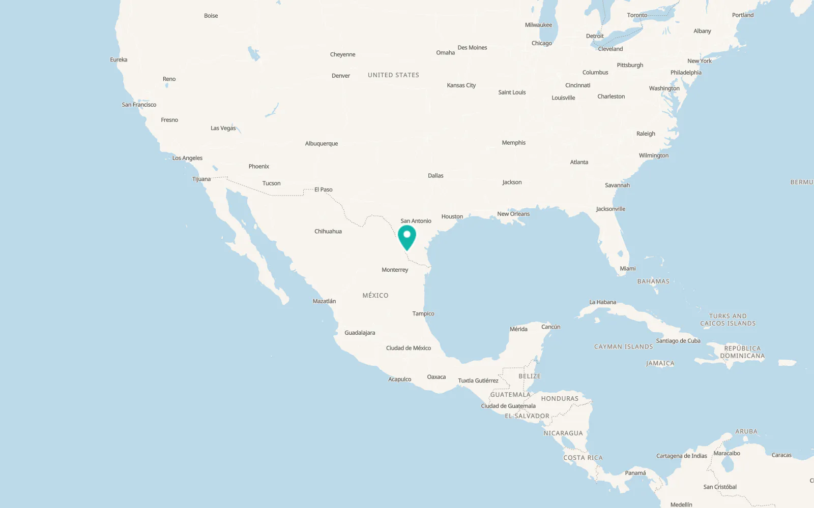 Map of Zapata
