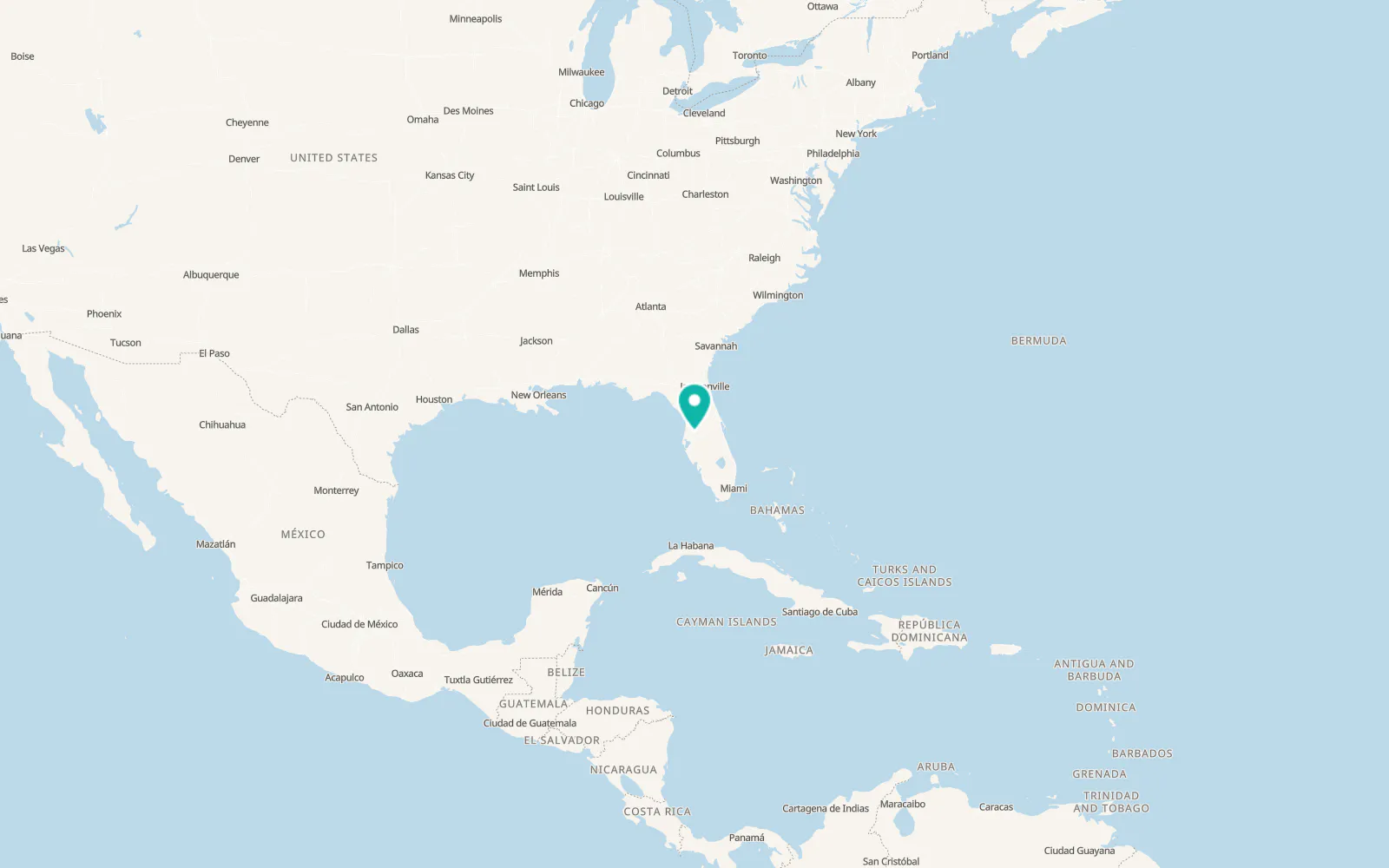 Map of Zephyrhills