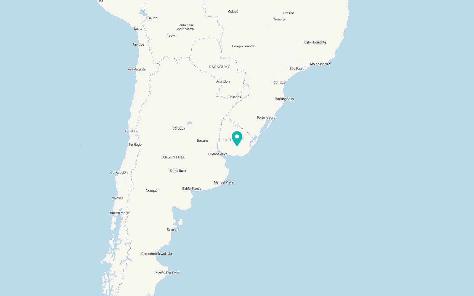 Map of Alejandro Gallinal