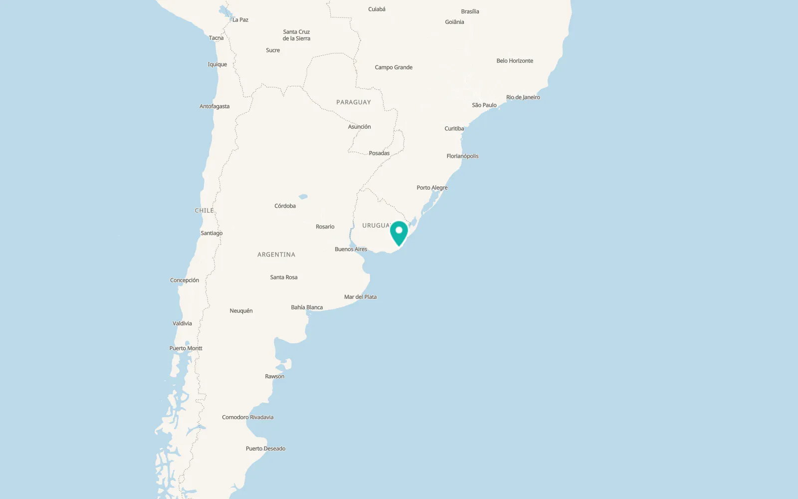Map of Costa Azul