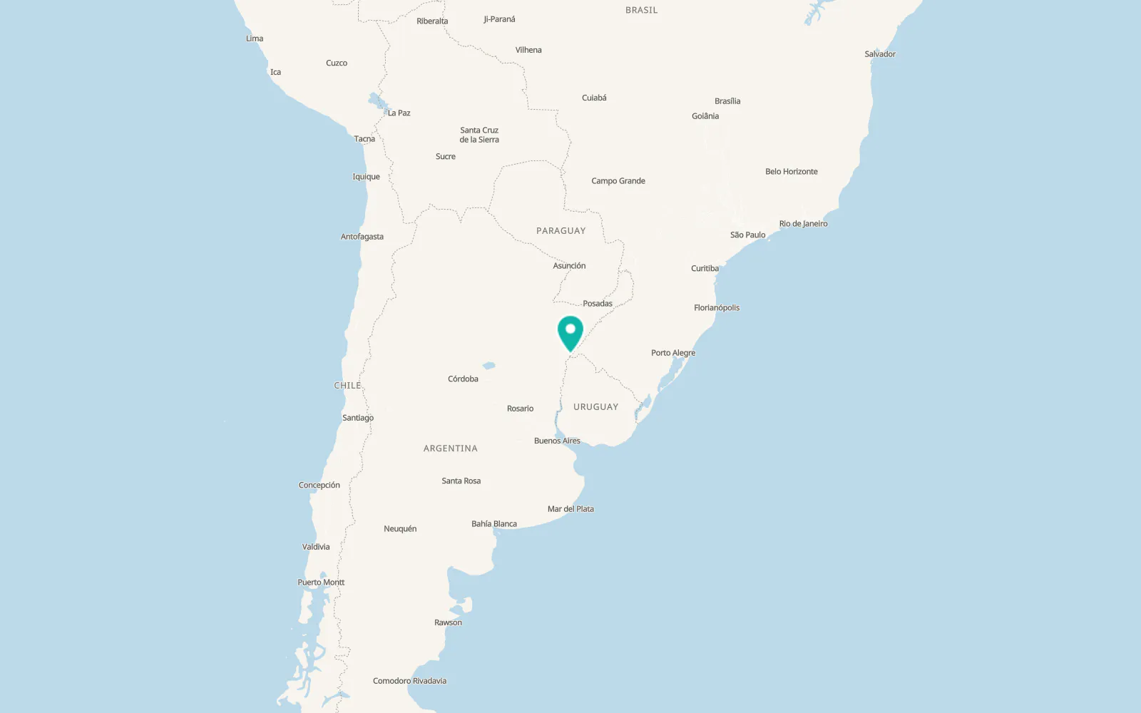 Map of Cuareim