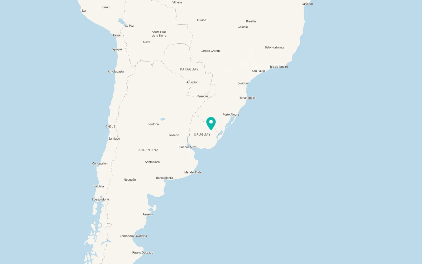 Map of Fraile Muerto