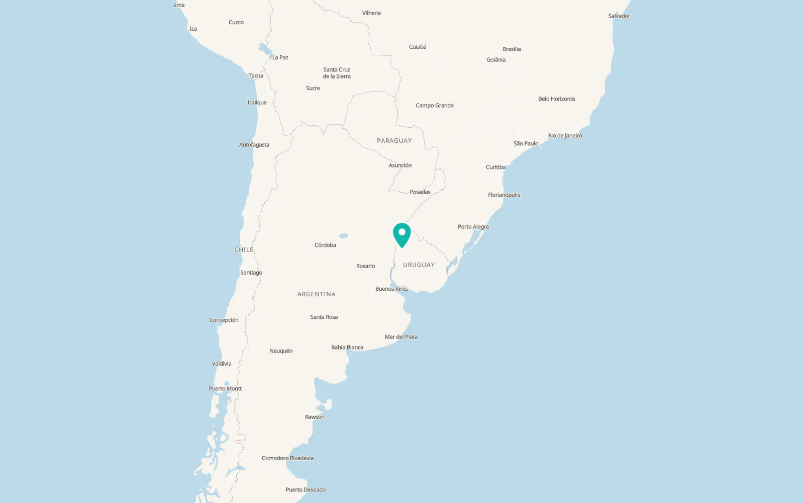 Map of Gallinal