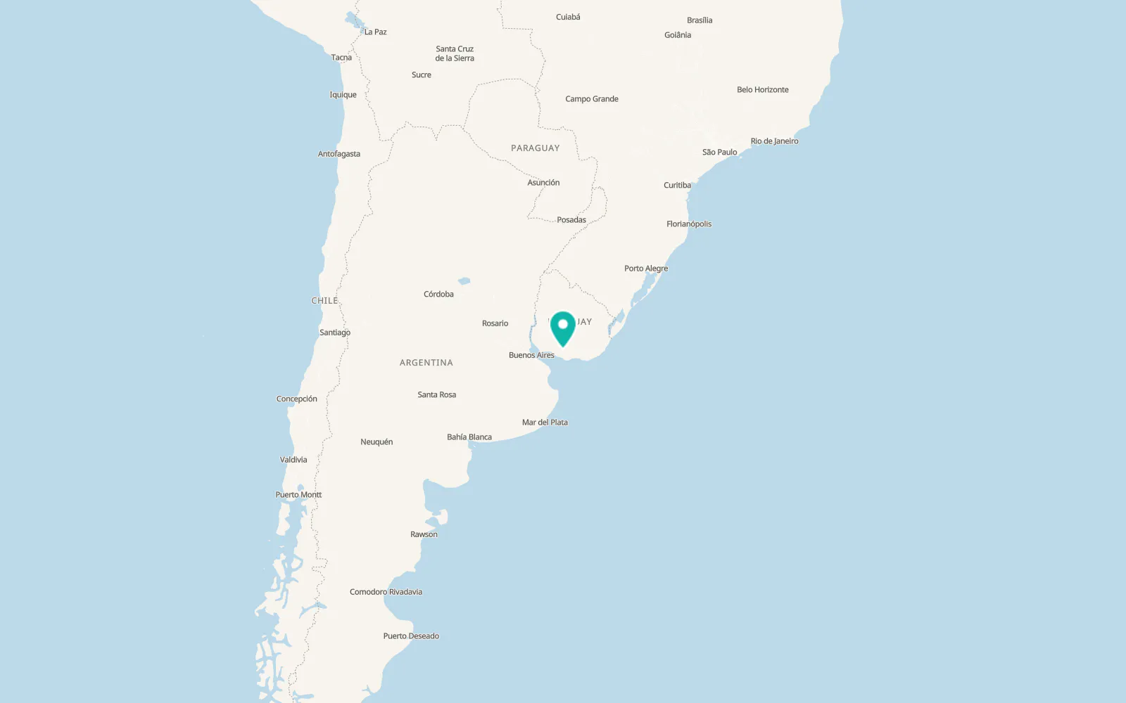 Map of Ituzaingó