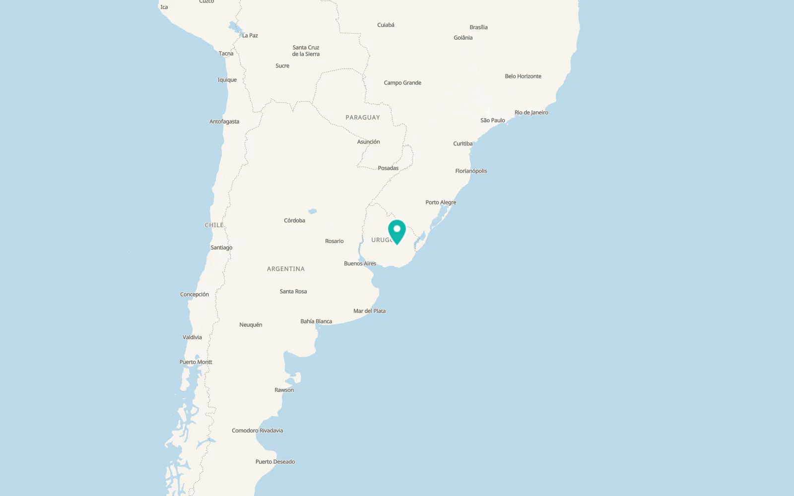 Map of José Batlle y Ordóñez