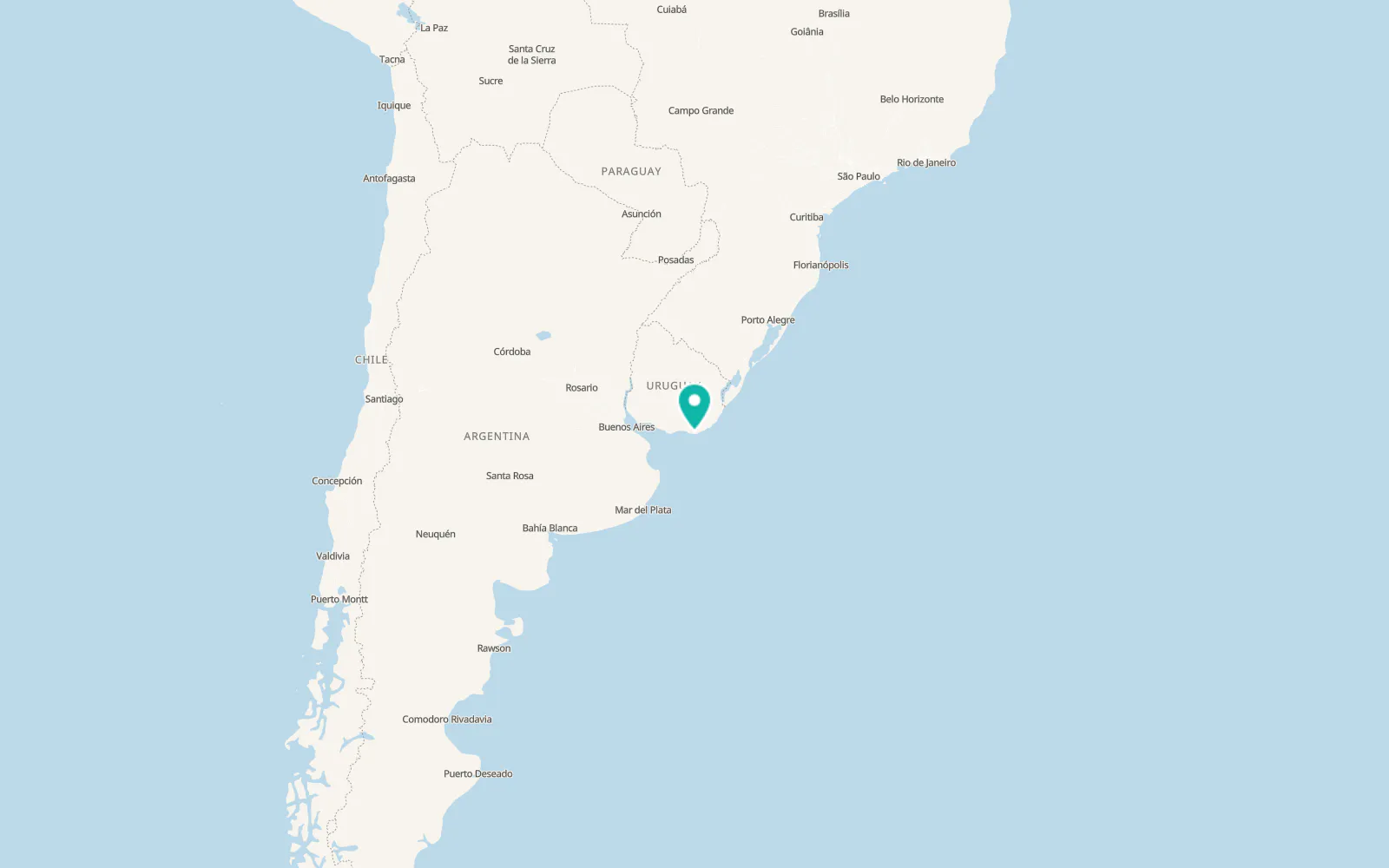 Map of Maldonado