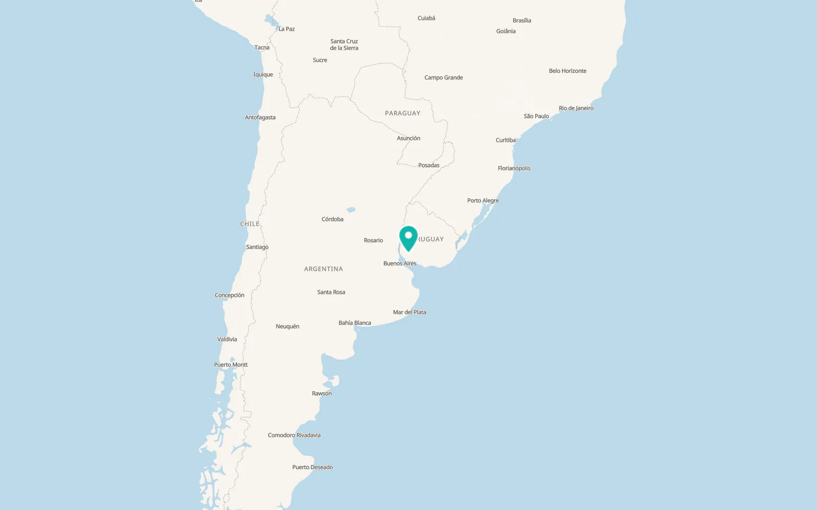 Map of Miguelete