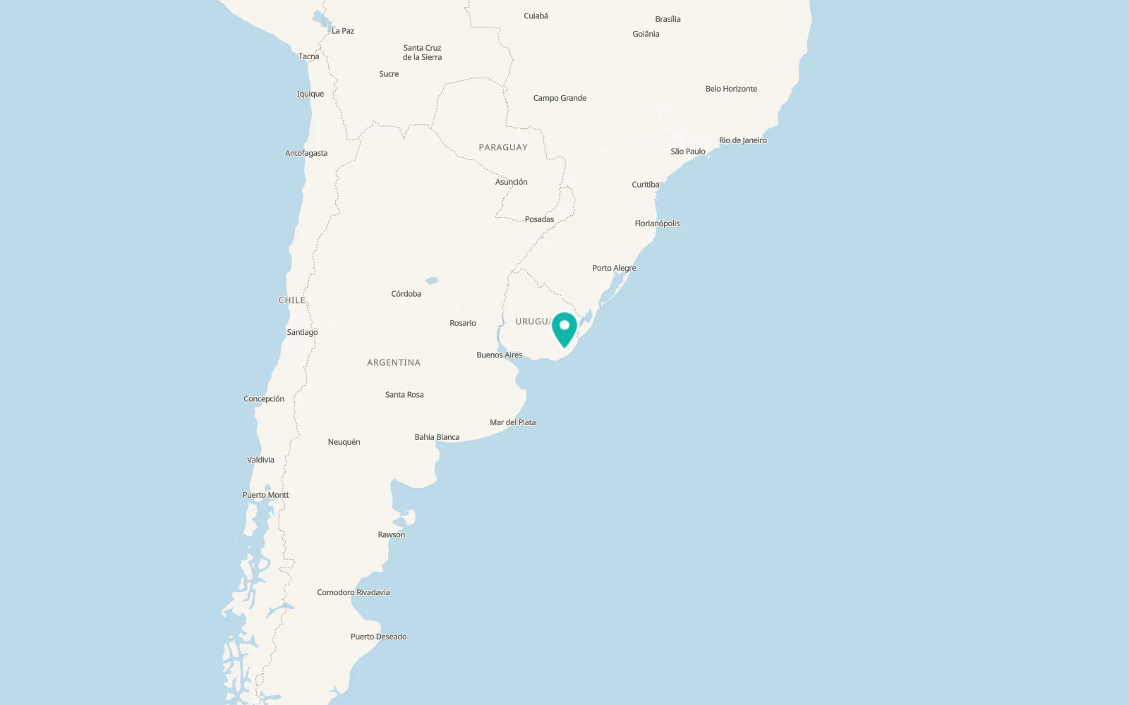 Map of Rocha