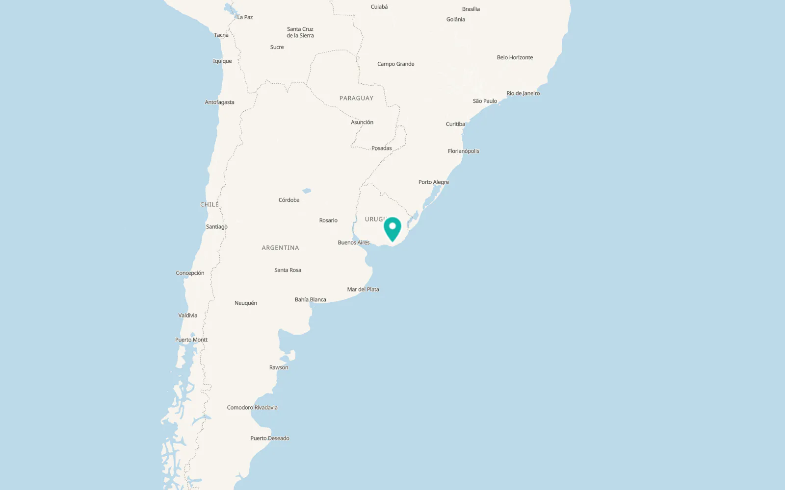 Map of San Carlos