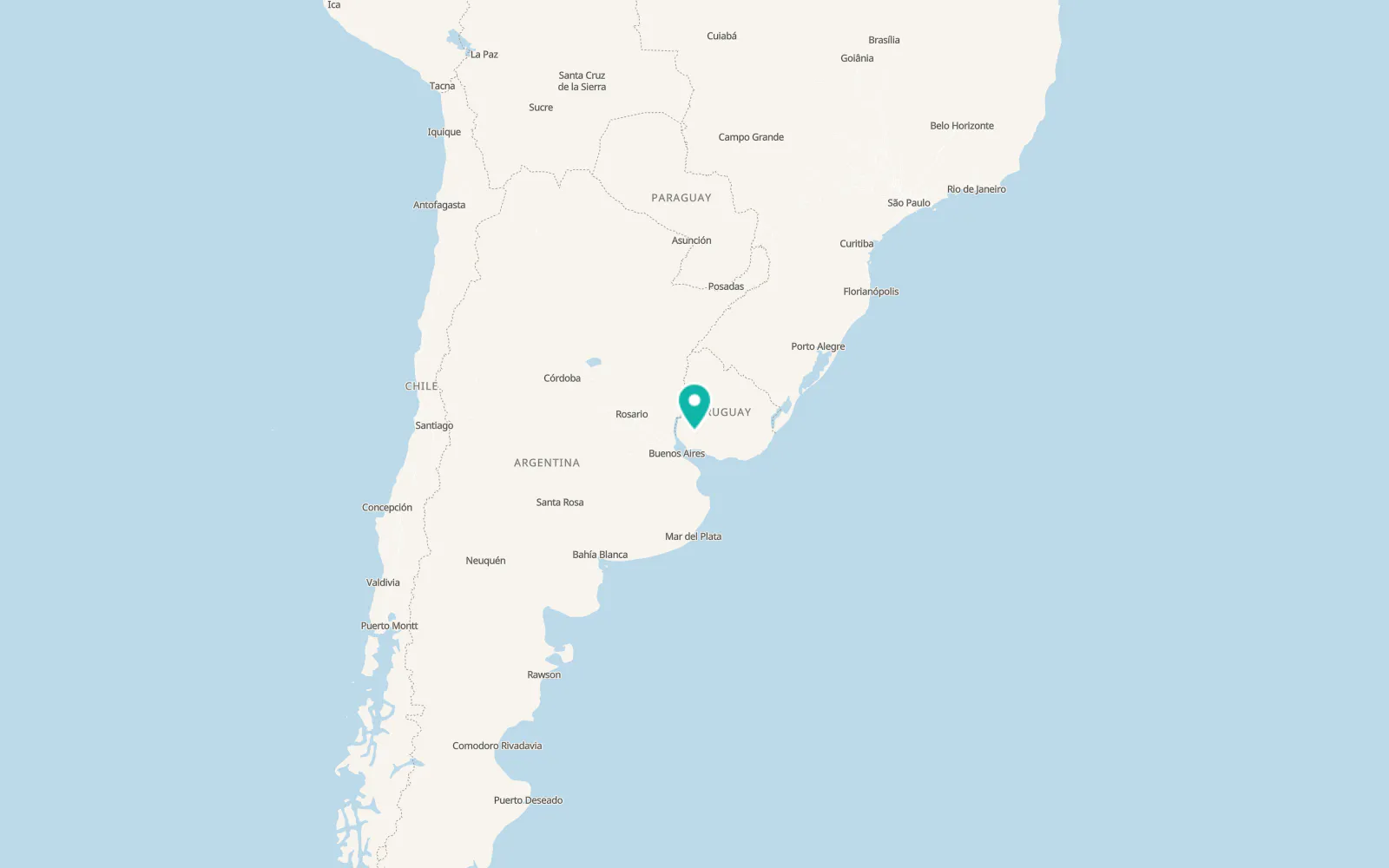 Map of Santa Catalina