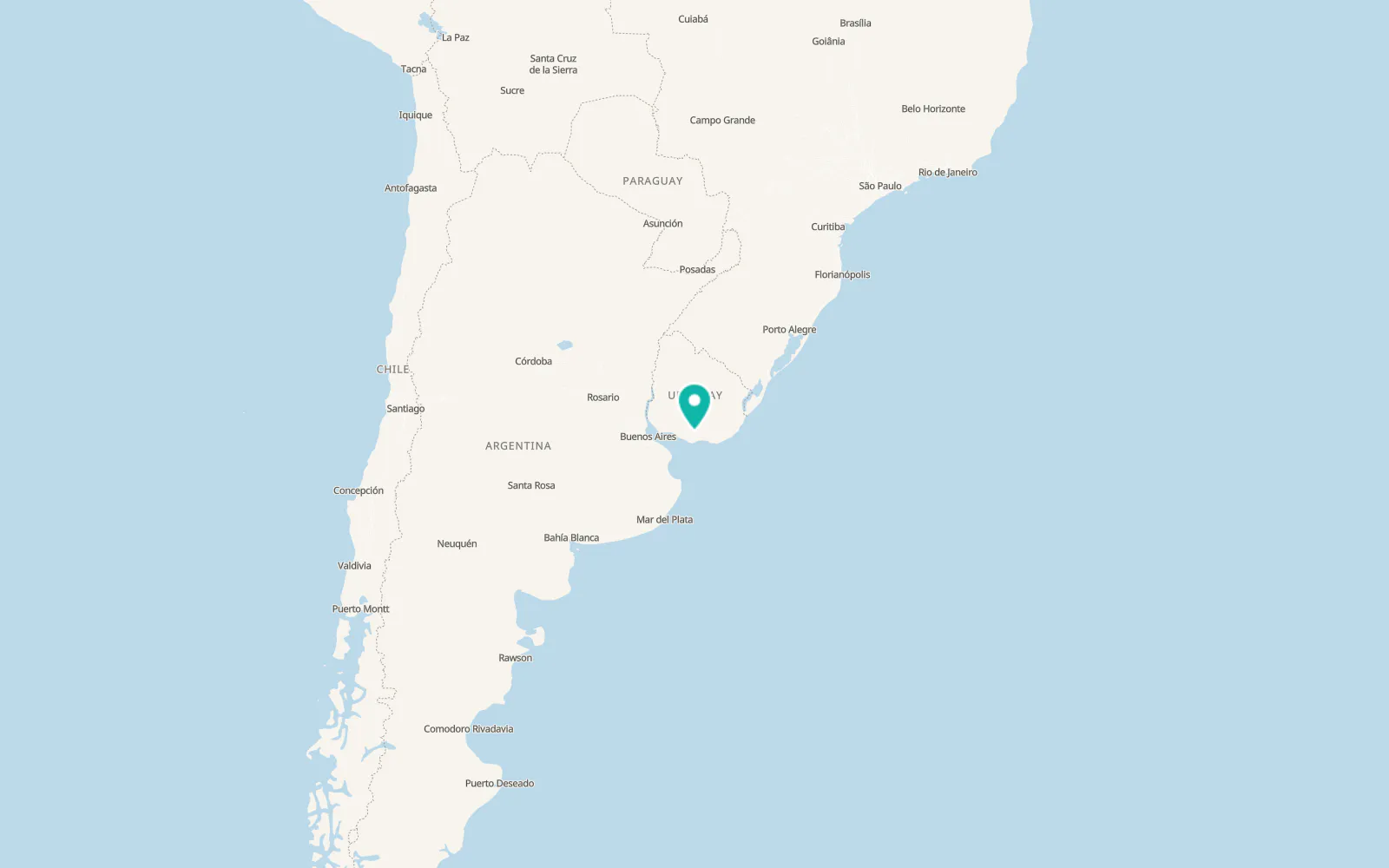 Map of Santa Rosa