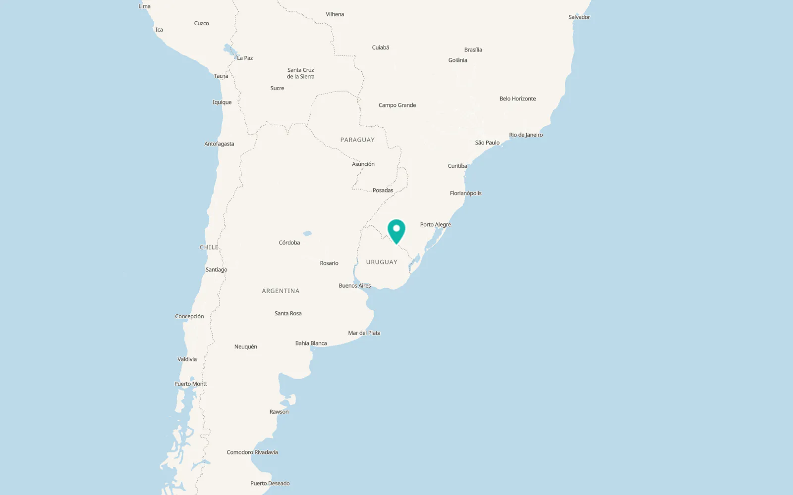 Map of Vichadero