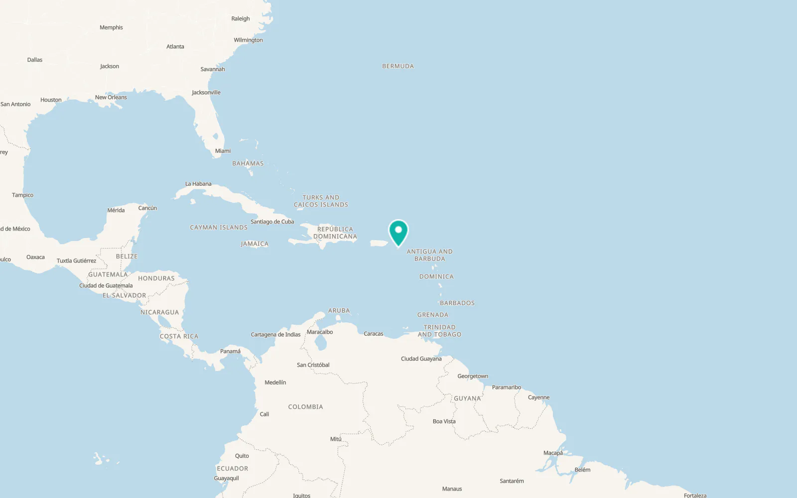 Map of Christiansted