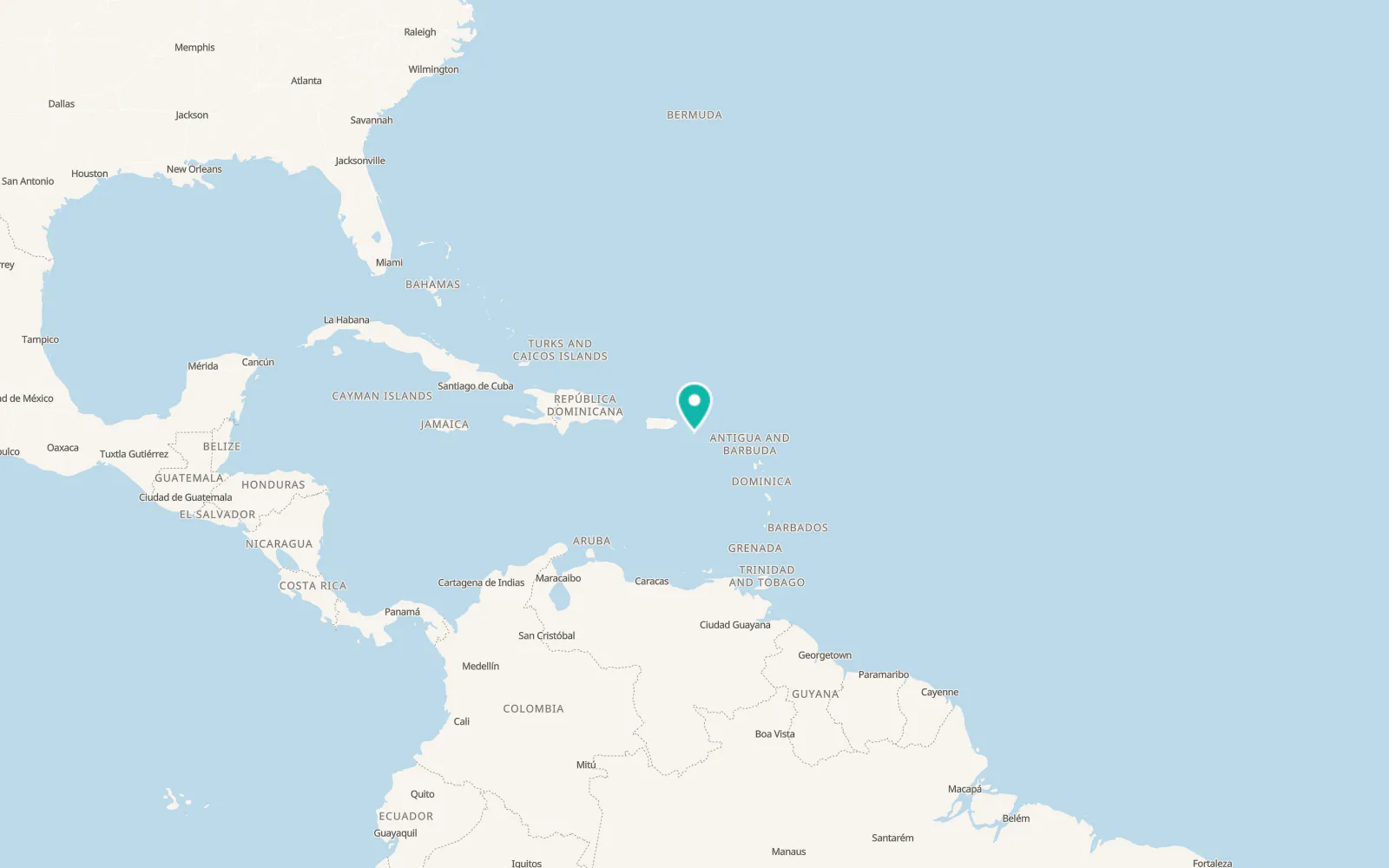 Map of Saint Croix