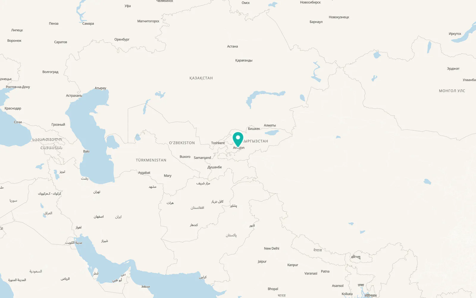 Map of Asaka