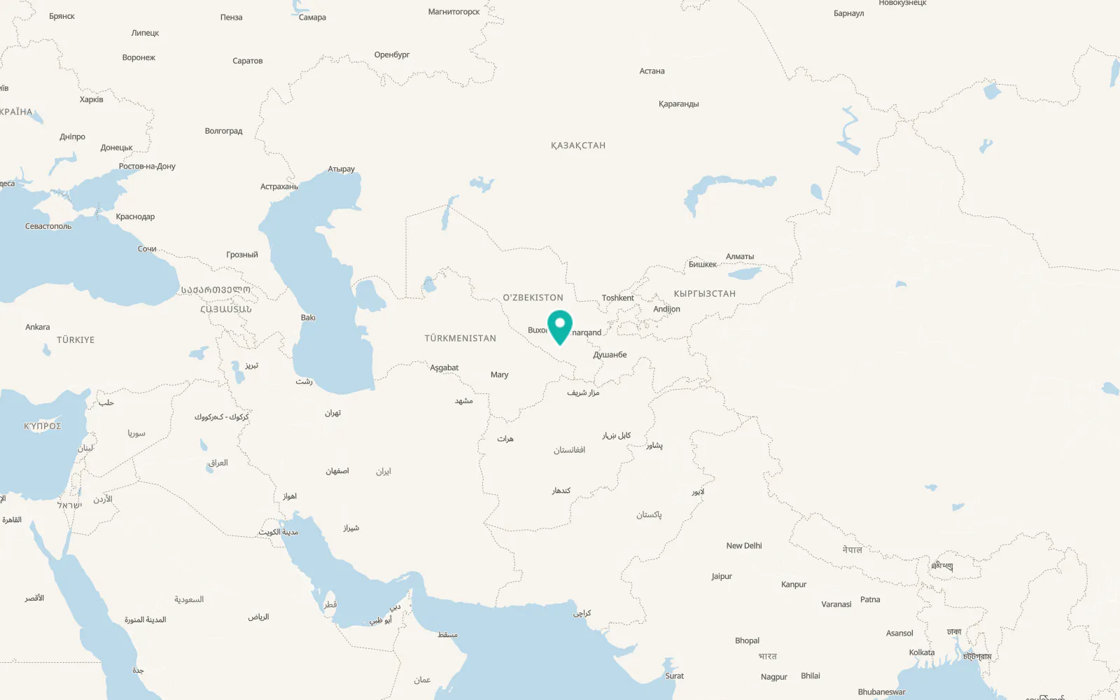 Map of Beshkent Shahri