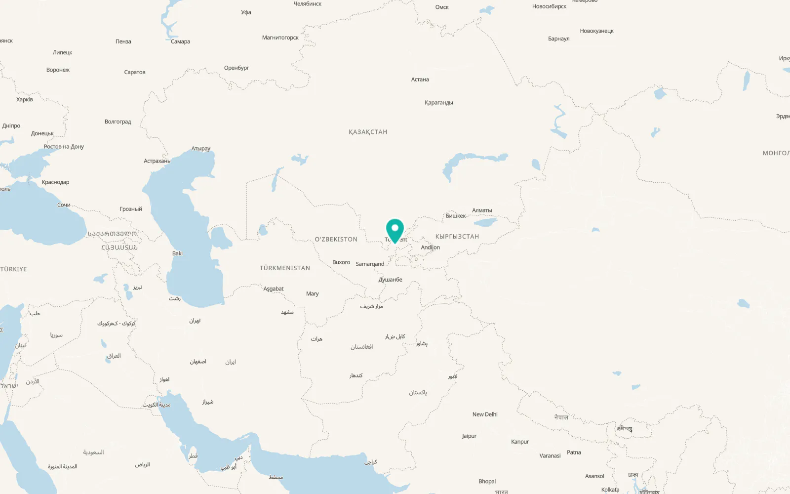 Map of Bo‘ka