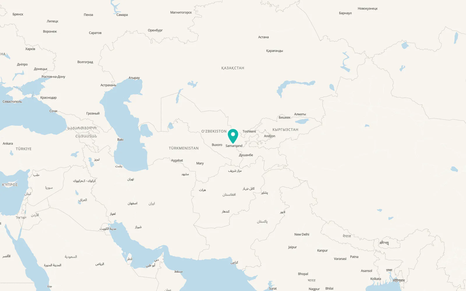 Map of Charxin