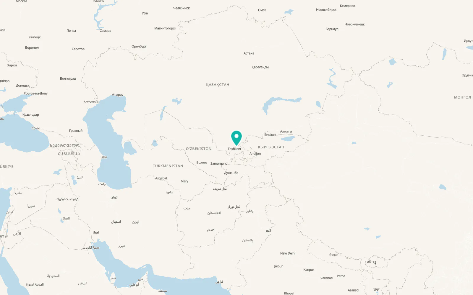Map of Chirchiq