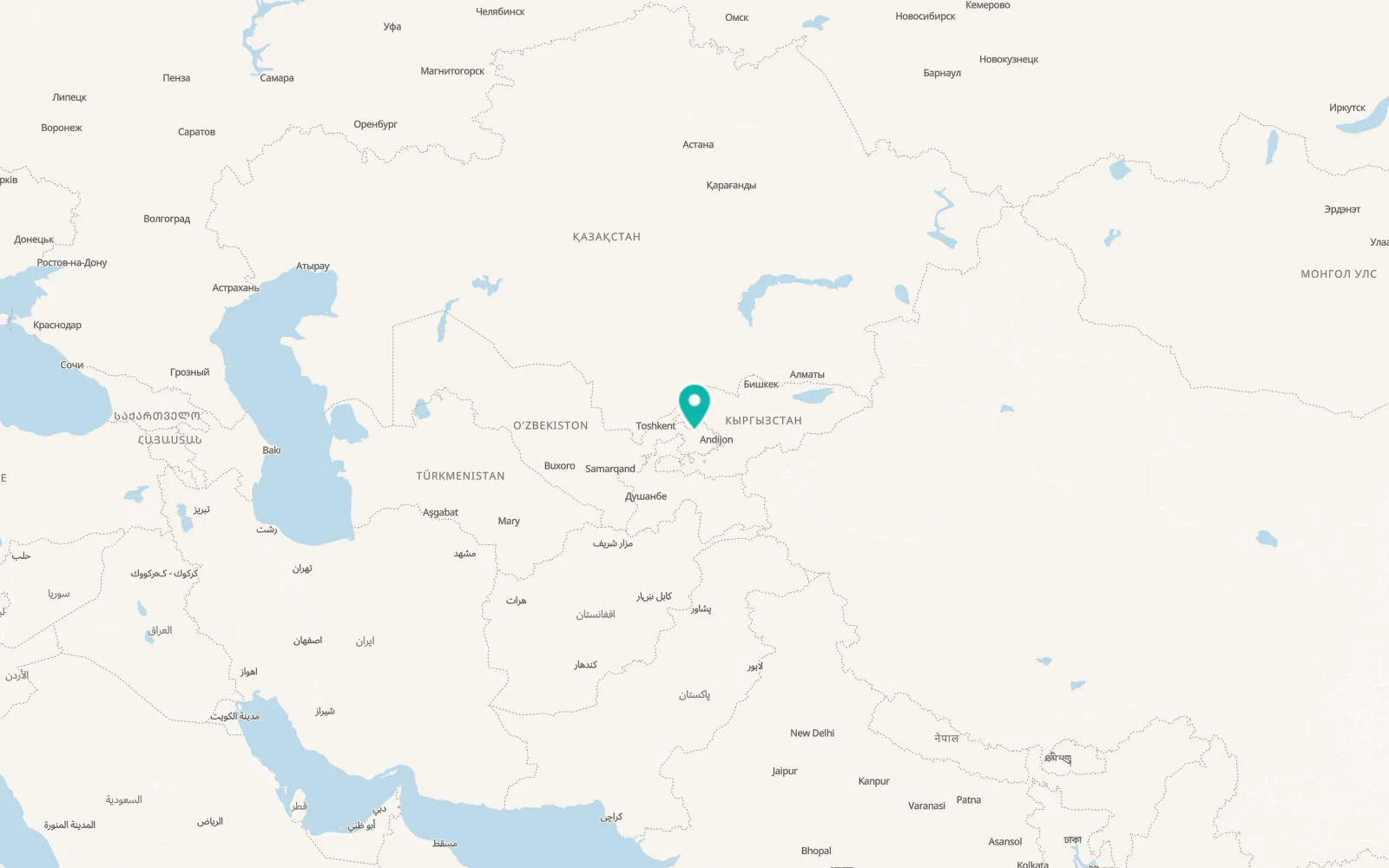 Map of Chust