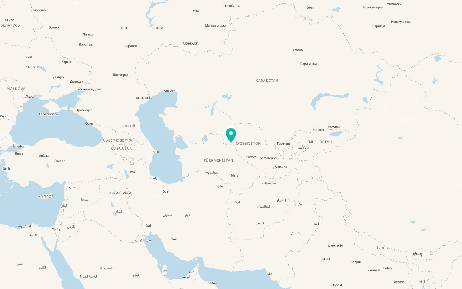Map of Druzhba