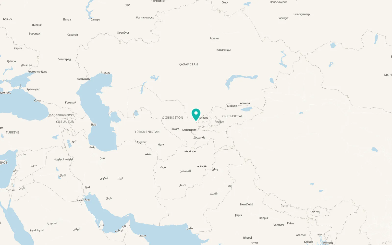 Map of Gagarin Shahri